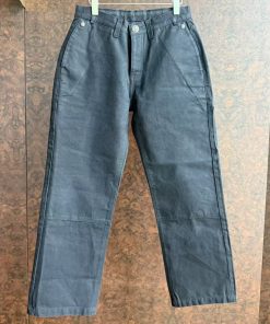ChromeHearts – New series of black work pants with leather lining
