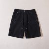 Chrome Hearts new black patchwork leather cargo shorts